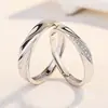 Site de Transmissão Ao Vivo de E-commerce Transfronteiriço Anéis de Casal Mais Vendidos, Anéis com Diamante Imitação de Um Quilate, Anéis Combinando para Estudantes Masculinos e Femininos, Anéis de Casamento, Presentes de Aniversário