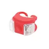 Luz de Bicicleta Rana Luz Trasera Advertencia de Noche Luz Trasera Casco Luz de Color Scooter Bicicleta de Equilibrio Faro Accesorios para Bicicleta