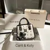 Dropshipping Sacola de Caixa Impressa de Luxo Estilo High-End 2026 Nova Versátil Impressa Bolsa de Mão para o Dia a Dia Atacado