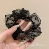 Laço de Cabelo de Malha Bolinhas Grande Fofo Suave Coreano 2026 Novo Estilo Francês Super Fada Acessório de Cabelo Preguiçoso Faixa de Cabeça para Mulheres