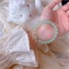 Pulsera de piedra de uva natural para mujer, transmisión en vivo de lugar escénico, entrega de una pieza, pulsera de cristal verde Dongling Sol Luna, regalo para novia
