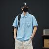Polo de verano para hombre, de manga corta, informal, holgado, de talla grande, de seda helada, deportivo, de manga corta