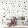 Forma de mármore cinza sala de estar quarto estudo embelezando adesivos de parede decorativos geração AliExpress transfronteiriça
