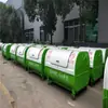 Gancho para brazo de papelera de saneamiento exterior para calle, caja de transferencia de basura móvil para basura, fabricante, suministro en stock
