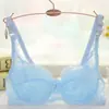 Roupa Íntima Feminina Popular Taobao Fina Respirável, Sutiã de Renda Completa, Sutiã Push-Up Ajustável Atacado Fabricante