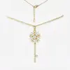 Collar con Colgante de Copo de Nieve Estilo Europeo y Americano para Mujer, Diseño Robusto con Diamantes Completos, Collar de Aleación de Cobre, Estilo Lujo Ligero, Sensación de Alta Gama, Cadena Versátil para Clavícula