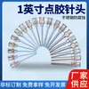 Aguja dispensadora de acero inoxidable metálico de 1 pulgada, boquilla de aguja de precisión 25MM304, pegamento gota, pegamento, pegamento, máquina, consumibles, accesorios