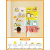 Tablero Perforado de Montaje en Pared, Estante Organizador de Entrada Sin Taladro, Estante Metálico para Escritorio, Accesorios de Pared, Estante de Exhibición y Almacenamiento