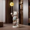 Adornos de Oso Violento Sala de Estar Mueble de TV Sofá Decoración Grande de Pie Hucha Altavoz Bluetooth Regalo de Inauguración
