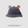 Sombrero para niños, sombrero para el sol para bebés, lindo sombrero de lavabo ajustable con estampado de oso, sombrero de pescador para viajes a prueba de sol para niños y niñas