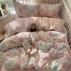 Roupa de Cama Classe A para Maternidade e Bebês Capa de Edredom Individual Algodão Fofo de Camada Dupla Estilo Ins Capa de Edredom para Dormir sem Roupas Capa de Edredom para Dormitório Estudantil