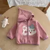 Yiyowey Nueva Colección Otoño/Invierno Chaqueta de Forro Polar para Niños Niños y Niñas Top Elegante Ropa Exterior Versátil para Bebé