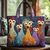 Bolsa de Mão com Estampa da Moda Tendência Feminina 3D Transfronteiriça Novo Produto TEMU Amazon Bolsa de Ombro Tecido Oxford 600D