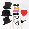 Suministro Transfronterizo Máscaras de Bienvenida para Bodas, Bigotes Divertidos, Decoración para Lugar de Fiesta Selfie, Set de 44 Piezas de Accesorios para Fotos