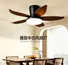 2026 Nuevo Estilo Luz de Ventilador Transfronteriza Estilo Vintage Creativa Silenciosa Simple Restaurante Techo Integrado Inversor Luz de Ventilador de Techo