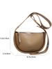 Bolsa Feminina Pequena de Ombro Moda Simples Verão 2024 Versátil Bolsa Cruzada Bolsa de Bolinho de Massa Feminina de Alta Qualidade