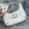 Bolso de Hombro Informal Transfronterizo de Media Luna 2025 Nuevo Versátil Moda Casual Bolso de Hombro Bolso de Axila Star Spice para Mujer