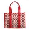 Bolso de Boda Estilo Chino Nuevo con Palabras Felices para la Novia, Bolso Tote de Hombro de Alta Gama de Gran Capacidad, Bolso Rojo para Mujeres para Boda