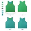 Chaleco de Entrenamiento de Fútbol de Malla Reversible de Dos Colores Ropa de Expansión Ropa con Número Ropa para Competencia de Equipo Grupo Frisbee
