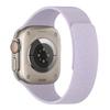 Correa de Reloj Magnética Suave con Patrón de Lichi Adecuada para Apple 9ª y 10ª Generación iWatch S11 Ultra Pulsera Magnética de Silicona Bicolor