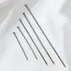 Agujas en forma de T de Acero Inoxidable, Agujas para Perlas Redondas, Agujas de Fijación, Agujas de Cabeza Plana con Base Plana, Materiales, Accesorios y Componentes para Beadwork Hecho a Mano DIY al por Mayor