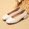 Zapatos de Trabajo Dropshipping para Mujer, Zapatos de Trabajo Negros de Suela Blanda, Zapatos Profesionales de Trabajo de Cuero, Zapatos de Azafata para Entrevista, Zapatos Cómodos para Hotel