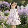 Traje de Niña Verano Nuevo Estilo Estilo Chino Conjunto de Dos Piezas Conjunto para Fiesta de Cumpleaños de Bebé Ropa de Verano Conjunto de Dos Piezas
