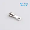 Número de fábrica. 3 Tiradores de Cremallera, Hebilla de Cremallera, Cabezal de Cremallera, Accesorios para Cabezal de Cremallera de Ropa y Equipaje, Aleación de Zinc Electrochapada No. 5 Cabezal de Cremallera