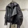 Jaqueta de Couro Pesada Estilo Americano Retrô Masculina Outono Ripper Bonita Roupa de Motociclista Tendência Design de Marca Jaqueta de Couro PU Jaqueta Casual