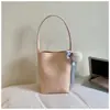 Bolsa Saco Estilo Casual e Preguiçoso para Mulheres 2026 Verão Nova Moda Coreana Bolsa de Ombro Grande Capacidade