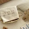 Han Feng Oso Acolchado de Algodón Bordado Funda de Almohada Individual Dormitorio de Estudiante Cambio de Funda de Almohada de Algodón 48*74'