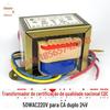 Transformador de cobre tipo E Caixing Transformador de potência tipo EI 50W 24V AC220V para AC Duplo 24V