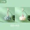 Linda bola de baño de helado para hombres y mujeres, esponja de baño de doble uso para niños y bebés, alta calidad, duradera, tamaño grande