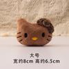 Broche de Pelúcia de Desenho Animado do Gato Kt Acessórios Chapéu Infantil Material DIY Grampo de Cabelo de Menina Acessórios de Decoração de Bolsa Joias
