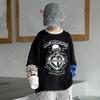 Camiseta de manga larga para niño primavera y otoño 2025 nueva camisa base de primavera para niños suéter fino de primavera para niños grandes de moda