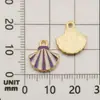 Accesorios para Joyería DIY, Colgantes Pequeños de Aleación Esmaltada, Colgantes de Flor Esmaltada, Colgantes para Marcapáginas, Colgantes para Collares y Pulseras