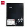 Libro de Música Espiral Deli Pe153_A4 (Negro)
