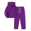 Conjunto de Sudadera con Capucha Casual de Solapa y Media Cremallera para Mujer, Pantalones Deportivos Rectos, Primavera y Otoño Transfronterizos, Estilo Europeo y Americano