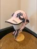Estilo Japonés Estilo Coreano Moda Combinación Perfecta Cuadros Fresco Cintas Gorra Verano Mujer Protección Solar y Sombrilla Gorra Fotografía Combinación Perfecta