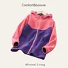 Chamarra con Capucha para Niños, Estilo Primavera y Otoño, Cárdigan de Forro Polar con Cremallera, Elegante y a la Moda, Versátil y Hermoso, Ropa Casual para Niños