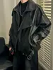 Chaqueta de cuero fresca y elegante estilo coreano para mujer, nueva colección otoño 2026, chaqueta retro americana de alta gama