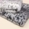 Tela de Imitación de Piel de Zorro con Estampado de Leopardo 900 g/m Poliéster Estampado Pelo Alto y Bajo para Ropa, Textiles del Hogar y Juguetes - En Stock Tela de Franela