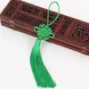 Colgante Pequeño de Nudo Chino con Borla, Cordón Marcador de Seis Piezas, Accesorios para Colgantes, Decoración de Borla, Colgante de Nudo Chino