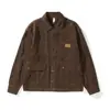 Camisa casual outono e inverno manga longa estilo coreano moderna charmosa jovem roupa de trabalho camisa jaqueta casual japonesa de veludo cotelê