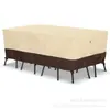 Cubierta para Mesa y Sillas de Terraza para Exteriores Más Vendida en Amazon Transfronteriza Impermeable Anti-UV Cubierta para Polvo Cubierta Protectora para Muebles Mesa y Sillas