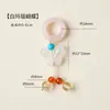 Anillo Pequeño de Ágata Fuente Natural de Sal Accesorios de Joyería Hechos a Mano para Bricolaje Combinado con Colgantes, Collares, Pulseras y Dijes Pequeños