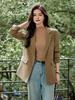 Conjunto de shorts de terno estilo coreano feminino primavera 2023 novo terno de deslocamento elegante para pequenas empresas