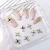 Venta al por mayor, gran oferta, nuevas joyas para uñas de celebridades de Internet con diamantes incrustados, joyas de cruz de hadas de colores brillantes, estilo lujoso y ligero.