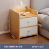 Mesita de Noche Pequeña para Dormitorio del Hogar 2026 Venta Caliente Almacenamiento Gabinete Pequeño Mesita de Noche para Habitación de Alquiler Estante de Almacenamiento Simple
