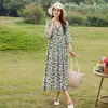 Vestido feminino de alta qualidade na cor vermelho rosa plus size para mães, vestido de algodão e seda que disfarça a barriga e emagrece, vestido de praia azul de corte solto com barra larga para usar por cima